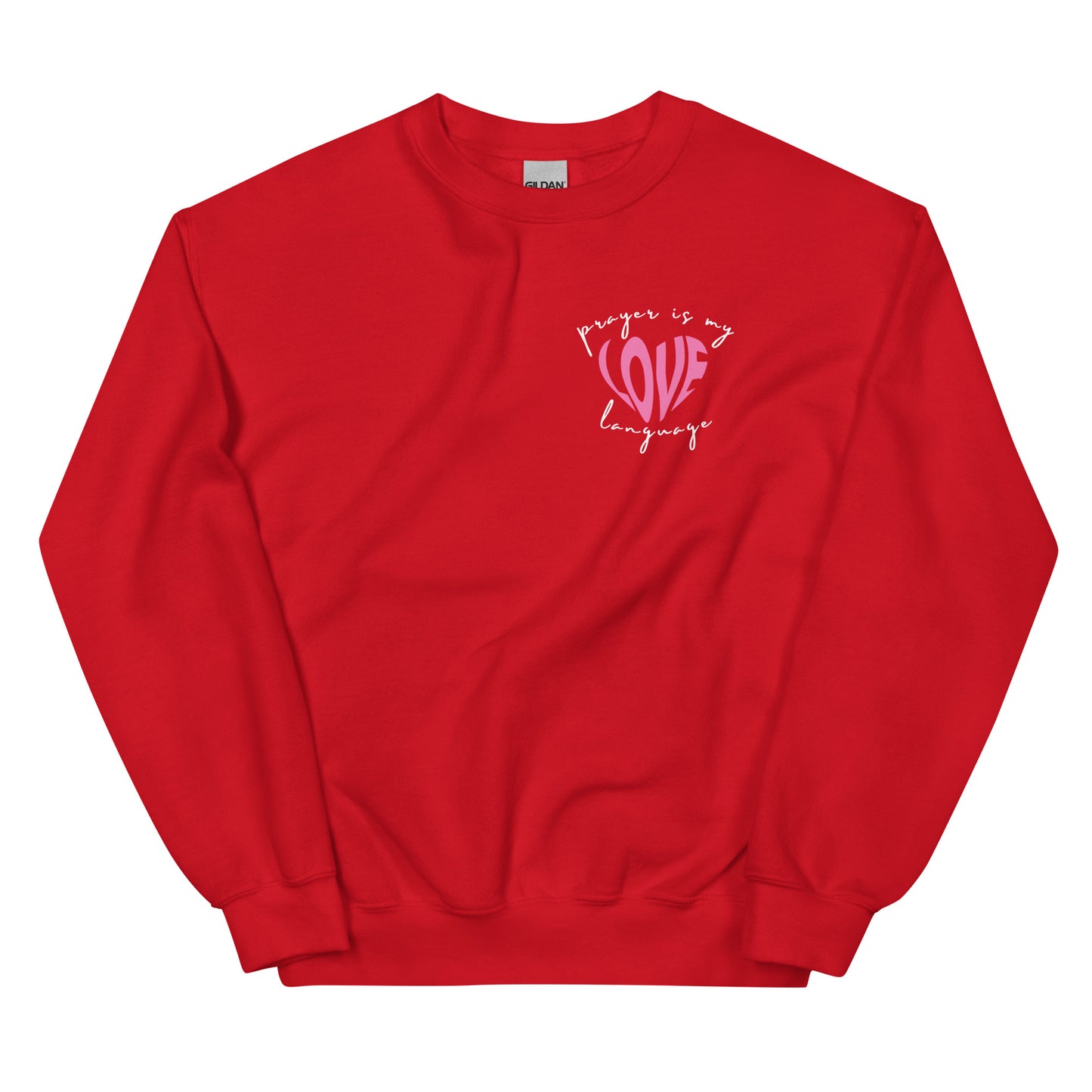 Black “Prayer Is My Love Language” Unisex Sweatshirt