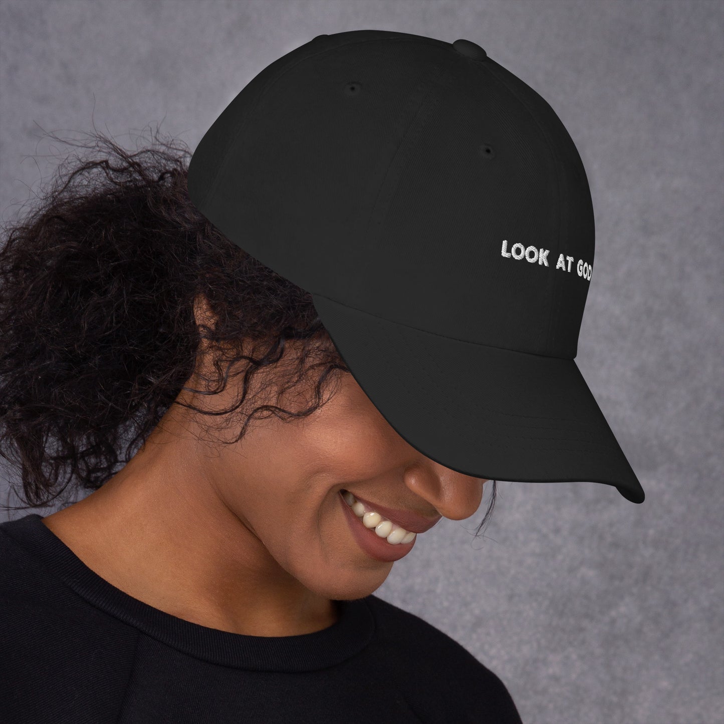 LOOK AT GOD Dad Hat